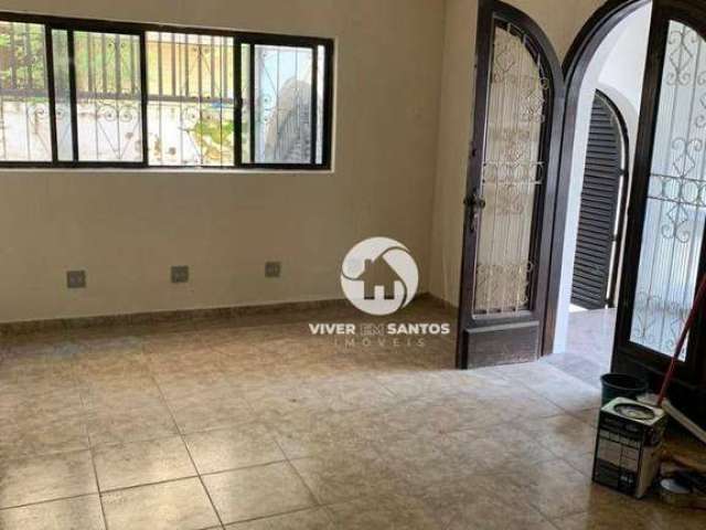 Casa com 4 dormitórios, 338 m² - venda por R$ 2.120.000,00 ou aluguel por R$ 13.005,00/mês - Boqueirão - Santos/SP