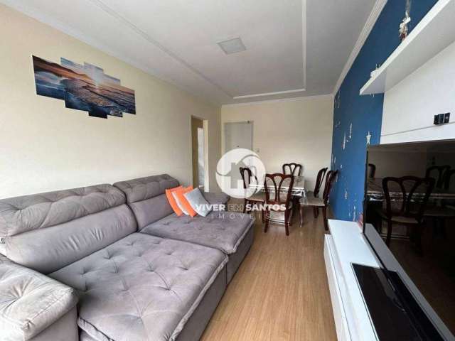 Apartamento com 3 dormitórios para alugar, 78 m² por R$ 3.200,02/mês - Ponta da Praia - Santos/SP