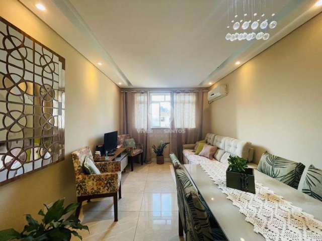 Apartamento com 2 dormitórios à venda, 73 m² por R$ 390.000,00 - Encruzilhada - Santos/SP