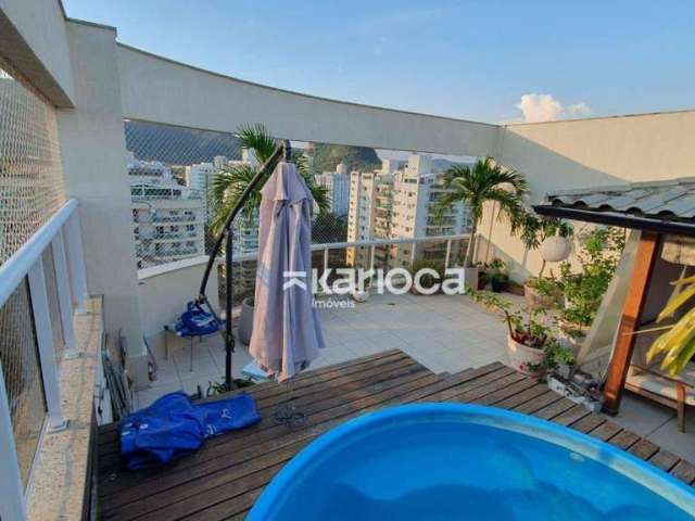 Cobertura com 2 dormitórios à venda, 154 m² por R$ 970.000 -  Rua Queiros Júnior - Jacarepaguá - Rio de Janeiro/RJ