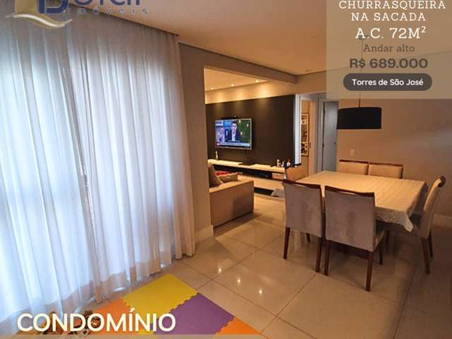 Apartamento no condomínio Fatto Torres de São José