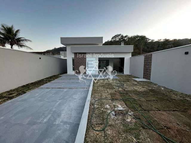 Casa NOVA 3 dormitórios (sendo 1 suíte) à venda no Massaguaçu, Caraguatatuba, SP - Aceita financiam