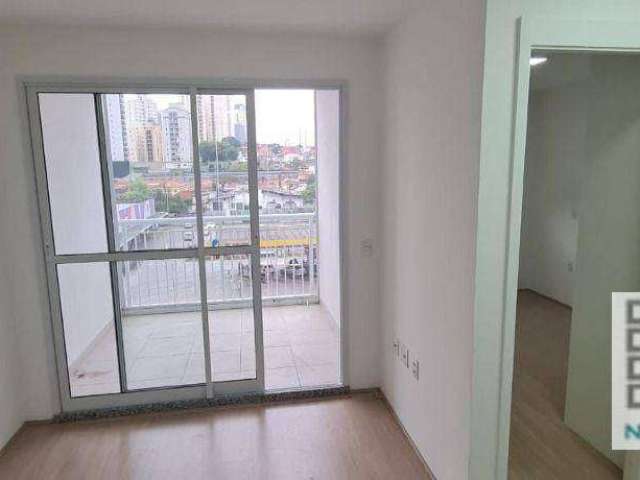 Apartamento 1 Dormitório (45m²), 1 Banheiro Social, Mobiliado, Terraço, 1 Vaga. A 400 metros da estação Sacomã do metrô