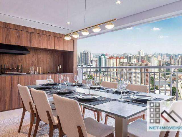 Apartamento 2 Dormitórios (81m²), 2 Suítes, Varanda gourmet, 1 Vaga.