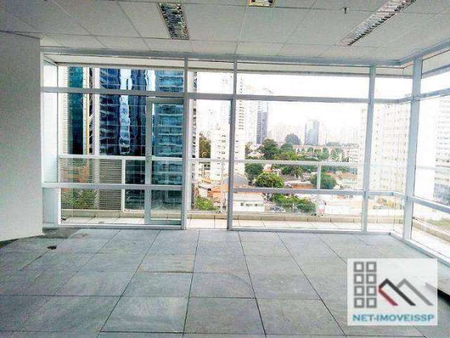 Sala Comercial (53,76m²), 1 banheiro, terraço, 1 vaga. Sala comercial no melhor da Berrini