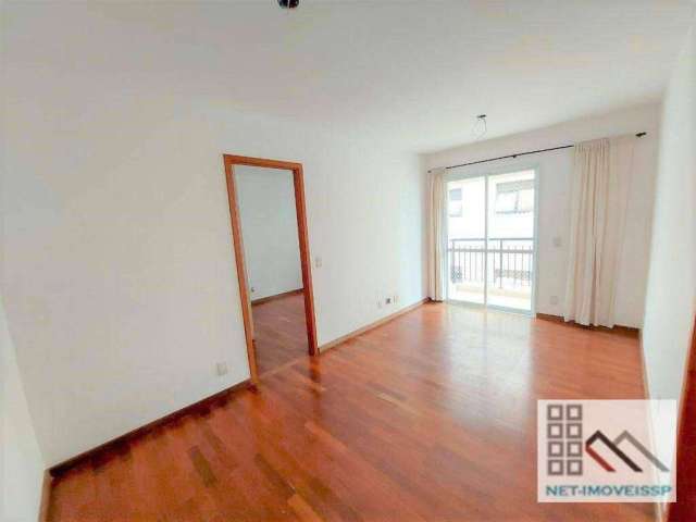 Apartamento 1 dormitórios (46m²), 1 Suíte, Semi mobiliado, Sacada, 1 Vaga. Ao lado do Shopping Pátio Higienópolis