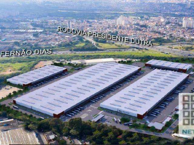 Galpão – centro logístico (12.731,51m²). localização estratégica das rodovias fernão dias com a presidente dutra