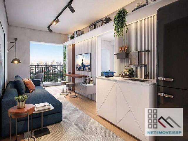 APARTAMENTO 2 DORMITÓRIOS (51,97m²), 1 BANHEIRO, TERRAÇO, 1 VAGA. A 400 METROS DA ESTAÇÃO CAMPO BELO