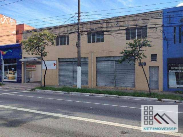 GALPÃO COMERCIAL (1.205m²), 4 BANHEIROS, 6 VAGAS. OPORTUNIDADE NUMA REGIÃO COM ESCASSEZ DE IMÓVEIS PARA LOCAÇÃO