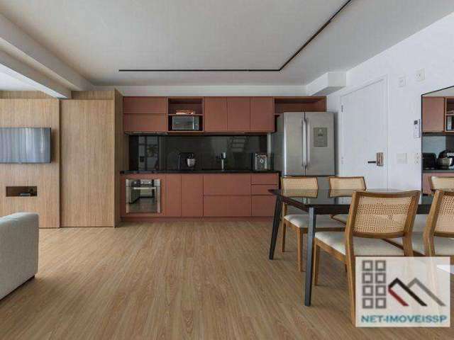 COBERTURA DUPLEX 1 DORMITÓRIO (127m²), 1 SUÍTE, MOBILIADO, 2 VAGAS, TERRAÇO. PRÓXIMO DA AVENIDA PAULISTA