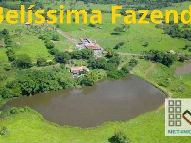 FAZENDA (85 alqueires). APENAS 35 KM DE GOIÂNIA. FAZENDA TODA FORMADA PRONTA PARA CRIAÇÃO E ENGORDA