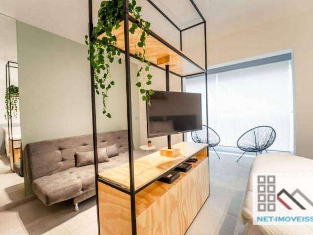 Loft 1 dormitório (42m²), 1 Suite, Terraço. A 280 metros da estação anhangabaú do metrô