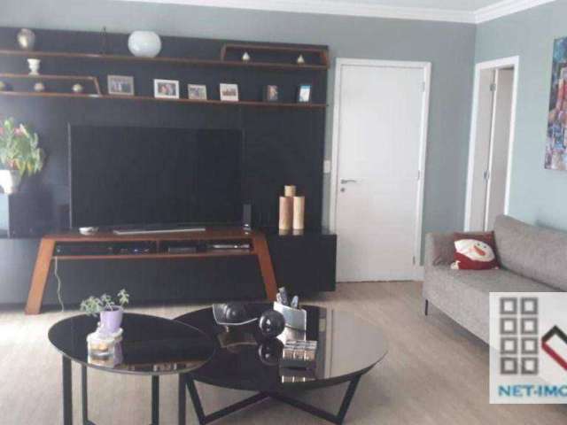 BELO APARTAMENTO COM 3 SUÍTES, 4 VAGAS DE GARAGEM - 141m2