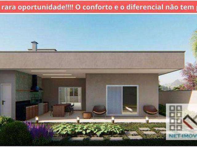 CASA 3 DORMITÓRIOS (197m²), 1 SUÍTE, COM ÁREA GOURMET. CASA TOP, PRÓXIMO DO CENTRO DE ATIBAIA