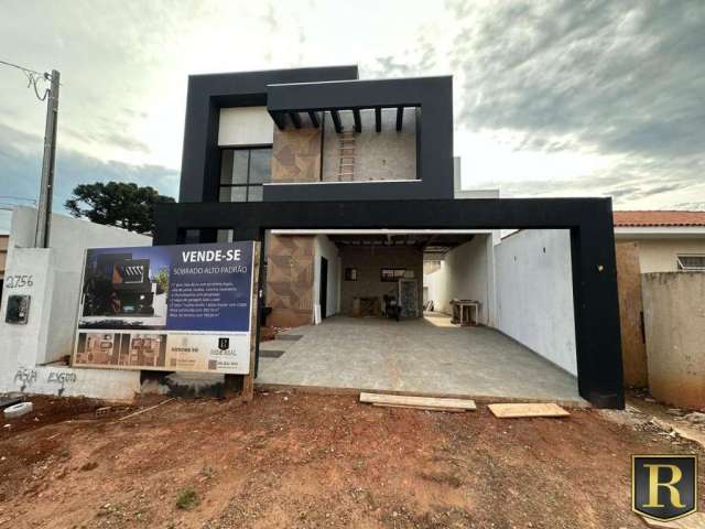 Sobrado para Venda em Guarapuava, Dos Estados, 3 dormitórios, 3 suítes, 4 banheiros, 2 vagas