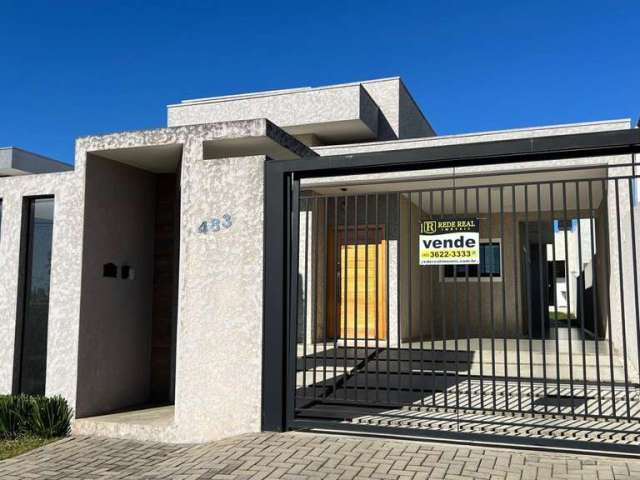 Casa para Venda em Guarapuava, Vila Bela, 3 dormitórios, 1 suíte, 1 banheiro, 2 vagas