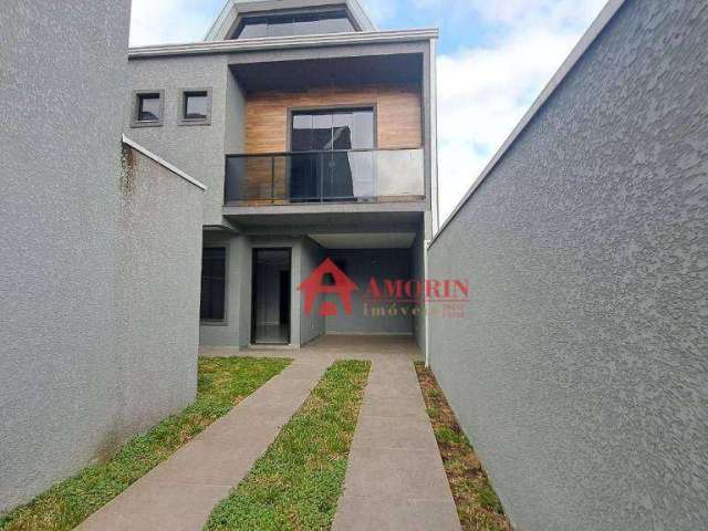 Sobrado com 3 dormitórios à venda, 138 m² por R$ 680.000,00 - Fazendinha - Curitiba/PR