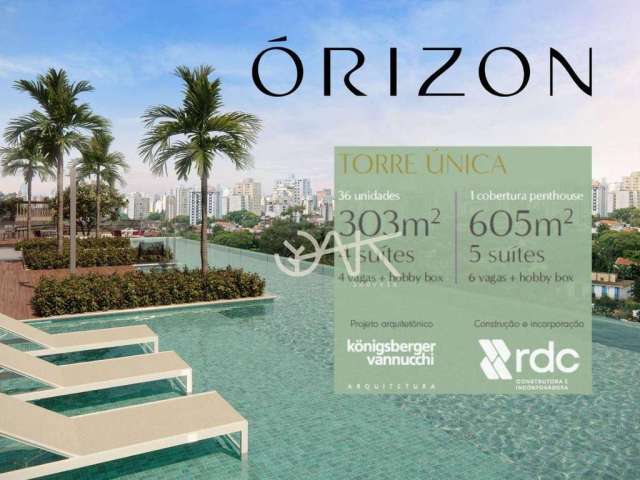 Apartamento com 5 dormitórios à venda, 605 m² por R$ 7.660.800,00 - Edifício Orizon Park - São José dos Campos/SP