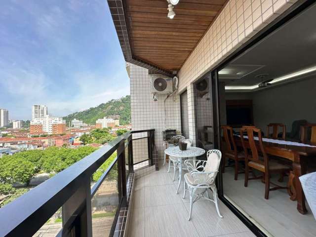 Apartamento com 3 quartos à venda na Avenida Senador Pinheiro Machado, 600, Campo Grande, Santos por R$ 850.000