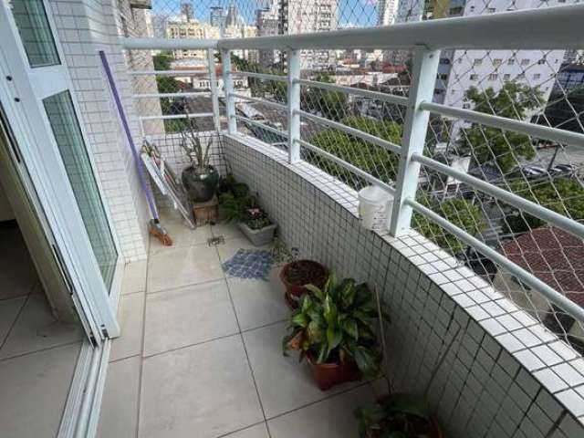 Apartamento com 3 quartos à venda na Doutor Itapura de Miranda, 45, Boqueirão, Santos por R$ 870.000