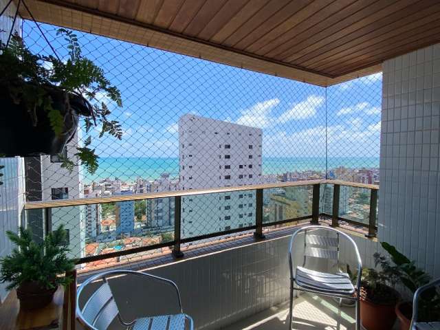 Apartamento com Vista Definitiva para a Praia, em Manaira, João Pessoa PB