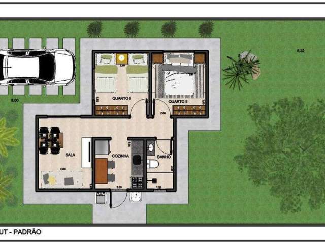 Casa em condomínio fechado com 2 quartos à venda na Rua Alfredo Godofredo da Silva, Conjunto Alfredo Freire, Uberaba por R$ 175.000