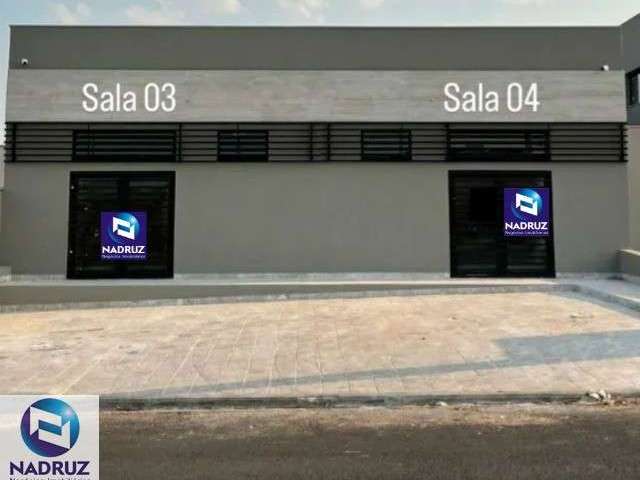 Salão Comercial de Alto Padrão: venda ou locação em São José do Rio Preto-SP, bairro Parque das Amoras II - 1 sala, 2 banheiros, 2 vagas, 80m².