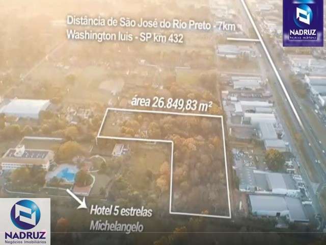 Terreno comercial de 26.849,83 m² à venda em São José do Rio Preto, SP, no bairro Estância Jockey Clube. ¡Não perca essa oportunidade única!