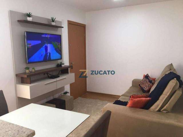 Apartamento com 2 dormitórios à venda, 48 m² por R$ 185.000,00 - Vila Craide - Uberaba/MG