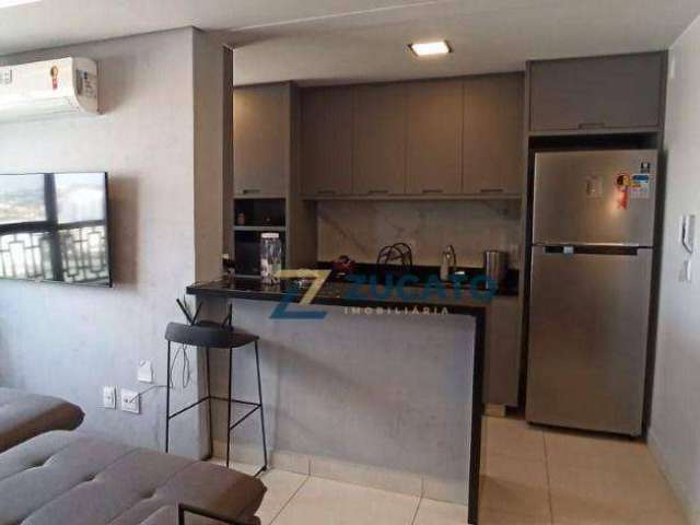 Apartamento no Residencial Bellagio com 1 suíte à venda, 56 m² por R$ 420.000 - Santa Maria - Uberaba/MG