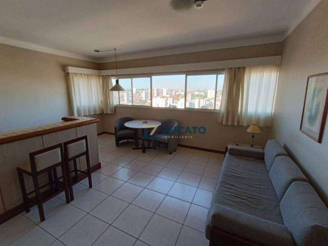 Apartamento com 1 dormitório para alugar, 101 m² por R$ 3.053,14/mês - Centro - Uberaba/MG