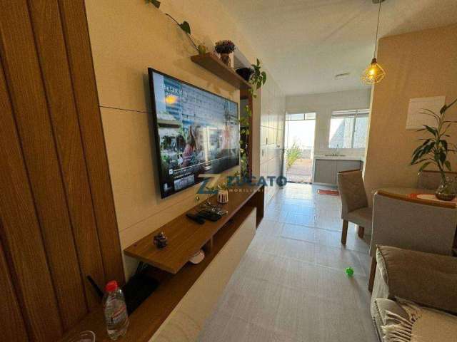 Casa mobiliada com 2 dormitórios à venda, 41 m² por R$ 285.000 - Jardim Itália - Uberaba/MG