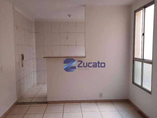 Apartamento com 2 dormitórios à venda, 61 m² por R$ 155.000,00 - Universitário - Uberaba/MG