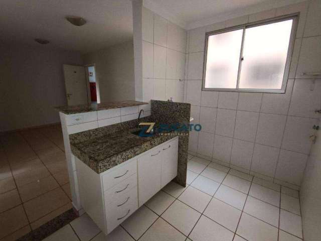 Apartamento com 2 dormitórios à venda, 61 m² por R$ 155.000,00 - Universitário - Uberaba/MG