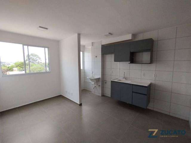 Apartamento com 2 dormitórios para alugar por R$ 1.450/mês, incluso condomínio - Conjunto Frei Eugênio - Uberaba/MG