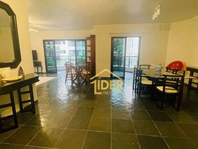 Apartamento com 3 dormitórios para alugar, 145 m² por R$ 6.500,00/mês - Pitangueiras - Guarujá/SP