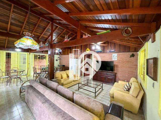 Casa com 4 dormitórios à venda, 200m da praia, 188 m² - Lagoinha - Ubatuba/SP