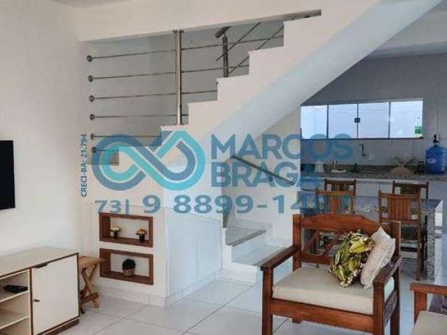 Apartamento duplex com 2 suítes e perto da praia - semimobiliado