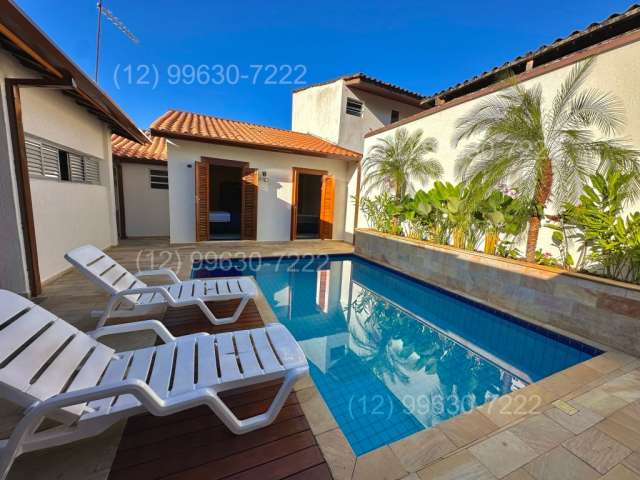 casa com 8 suites na praia grande em ubatuba - piscina + churrasqueira