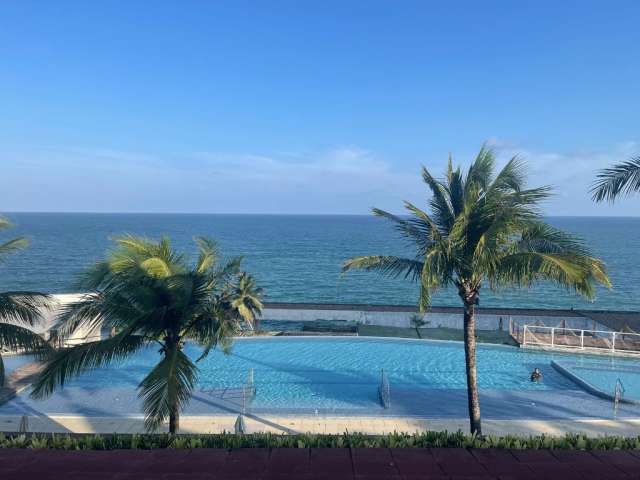 Quarto e sala com vista mar no Rio Vermelho, Salvador-BA