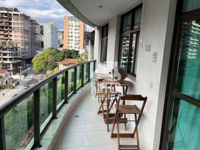 Apartamento com 3 dormitórios à venda, 85 m² por R$ 670.000,00 - Santa Rosa - Niterói/RJ