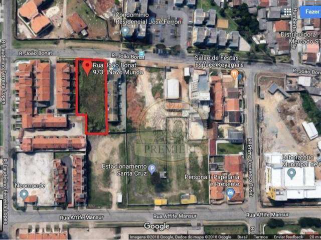 Terreno para alugar, 1534 m²  - Novo Mundo - Curitiba/PR