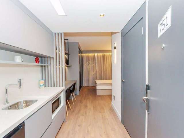 Studio com 1 dormitório para alugar, 27 m² - Água Verde - Curitiba/PR