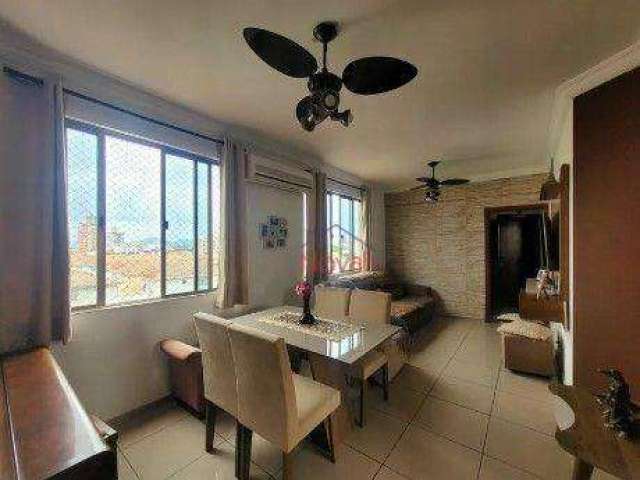 Apartamento com 3 dormitórios à venda, 82 m² por R$ 540.000,00 - Aparecida - Santos/SP