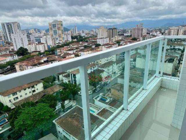 Apartamento com 2 dormitórios à venda, 53 m² por R$ 719.000,00 - Embaré - Santos/SP