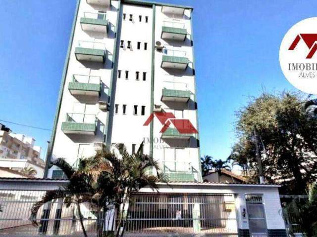 Apartamento com 1 dormitório à venda por R$ 290.000 - Canto do Forte - Praia Grande/SP