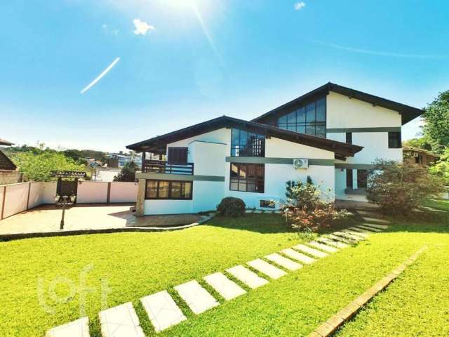 Casa em condomínio fechado com 4 quartos à venda na Rodovia Haroldo Soares Glavan, 1900, Saco Grande, Florianópolis, 420 m2 por R$ 2.900.000