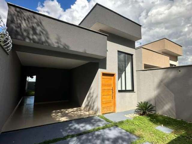 Casa para Venda em Aparecida de Goiânia, Jardim Veneza, 3 dormitórios, 1 suíte, 3 banheiros, 2 vagas