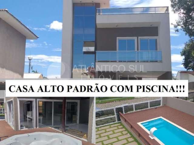 Casa com 03 suítes e piscina, ATAMI, PONTAL DO PARANA - PR. REF. 5257R