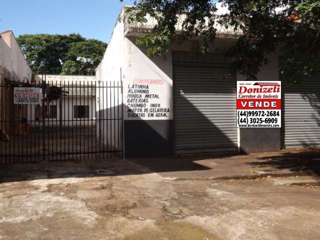 Vende-se terreno comercial c/ salão + casa